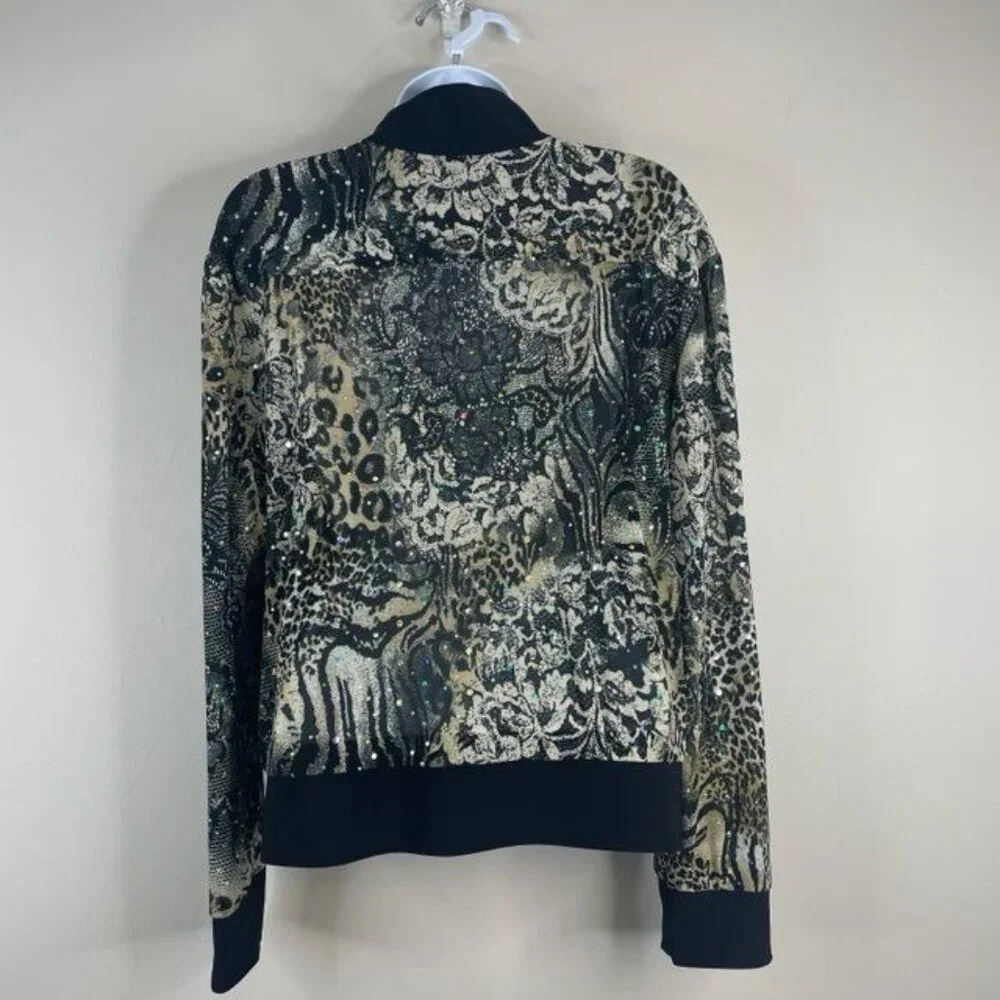 Joseph Ribkoff Jacket Tank Top 2 PC‎ Set 16 Animal Print Mobwife New Money Luxe
